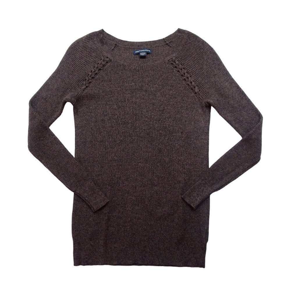💰3/$25 American Eagle Outfitters Women's Pullover Knit Sweater LS Dolman XS